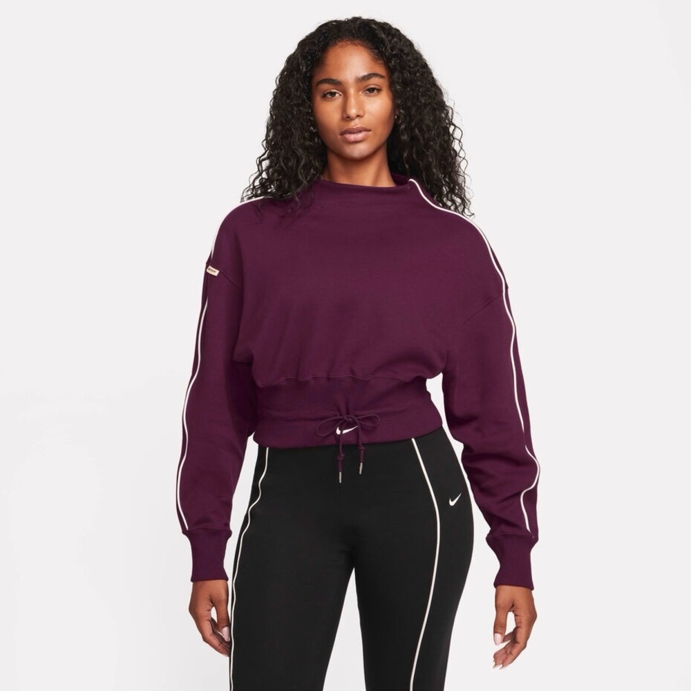 Nike Fleece Mock-Neck Sweatshirt